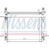 Nissen Nissens Radiator, 60306A 60306A